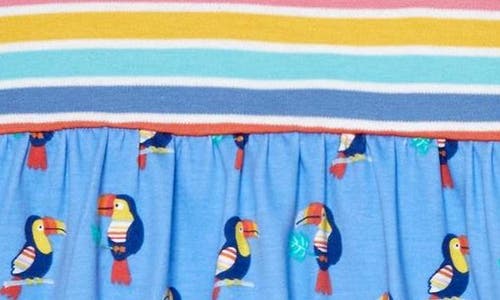 Shop Jojo Maman Bébé Jojo Maman Bebe Toucan Pet In Pocket Dress In Blue