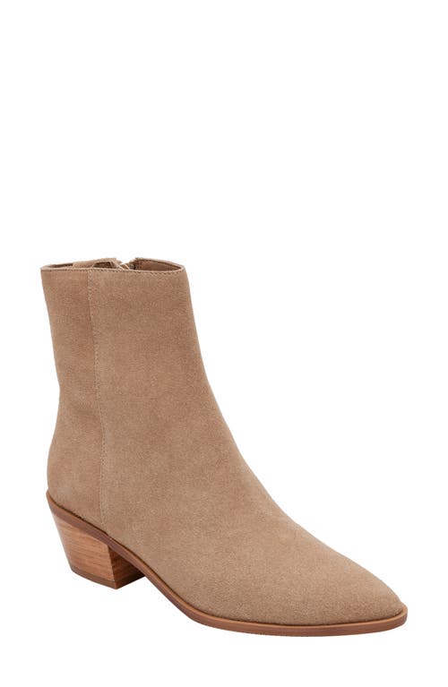 Lisa Vicky Sunny-V Pointed Toe Bootie in Tan Camel