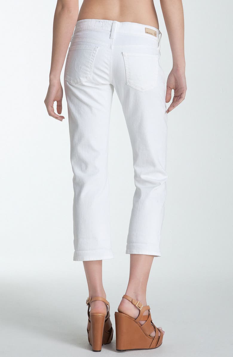AG Jeans 'Tomboy' Crop Jeans (White) | Nordstrom