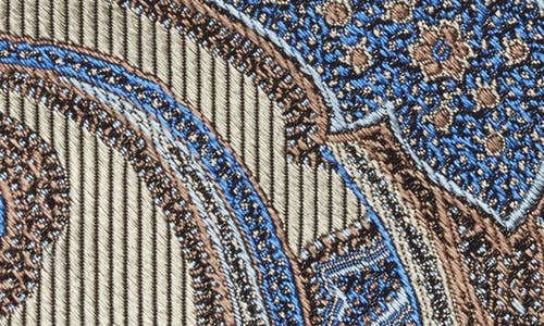 Shop Nordstrom Paisley Silk Tie In Tan