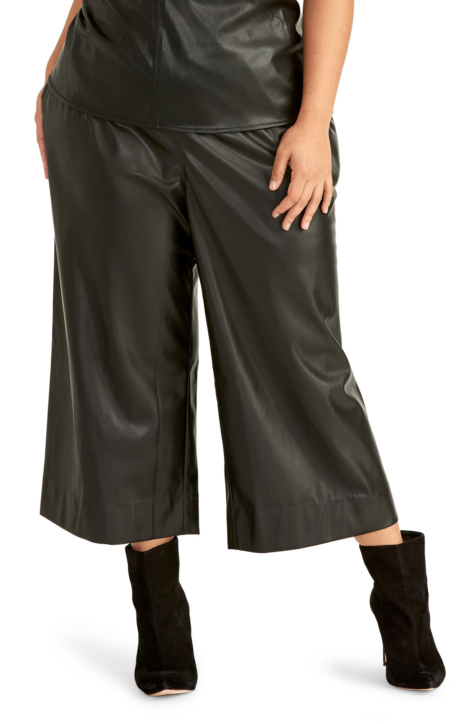 RACHEL Rachel Roy Jaz Faux Leather Pants (Plus Size) | Nordstrom