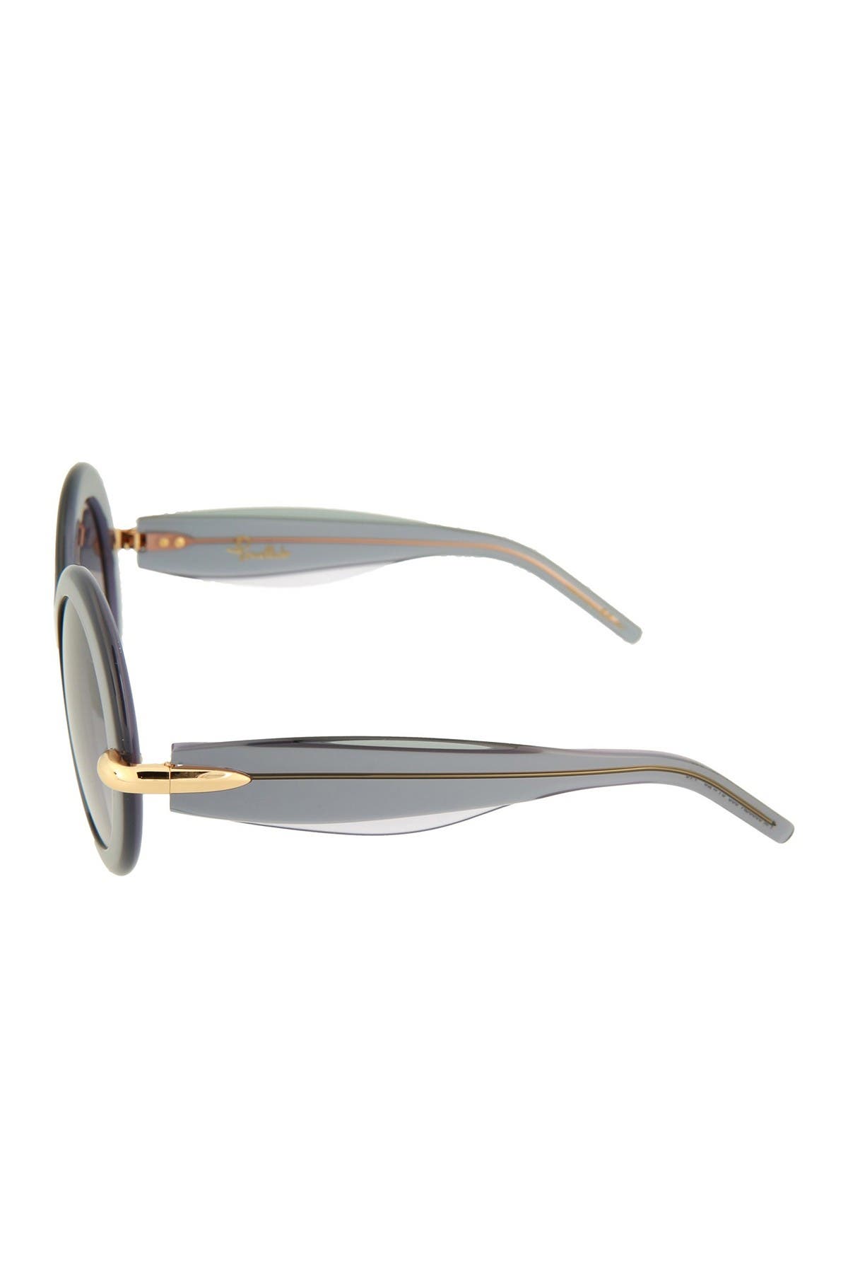 Pomellato 51mm Round Sunglasses In Oxford1