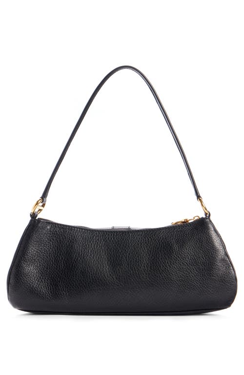 Shop Chloé The 99 Leather Shoulder Bag In Black 001