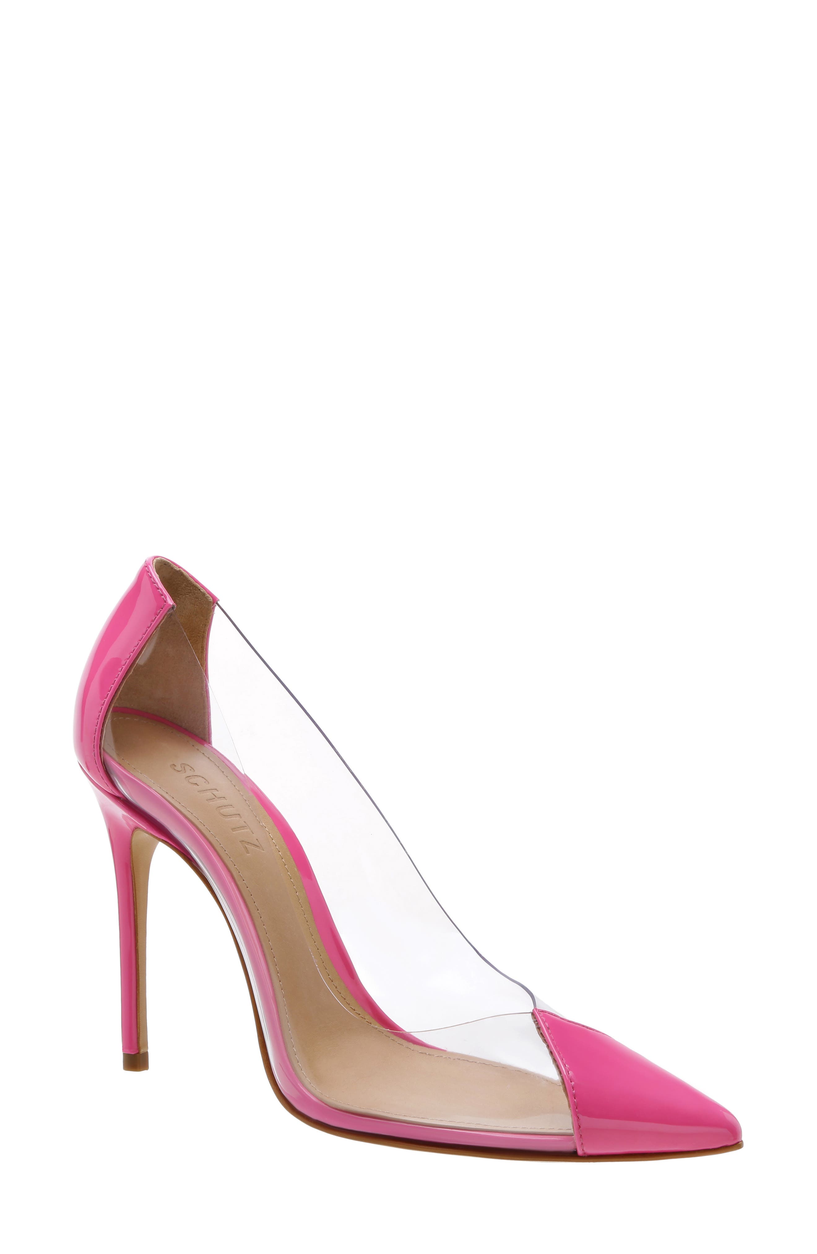 Schutz Cendi Transparent Pump, Pink