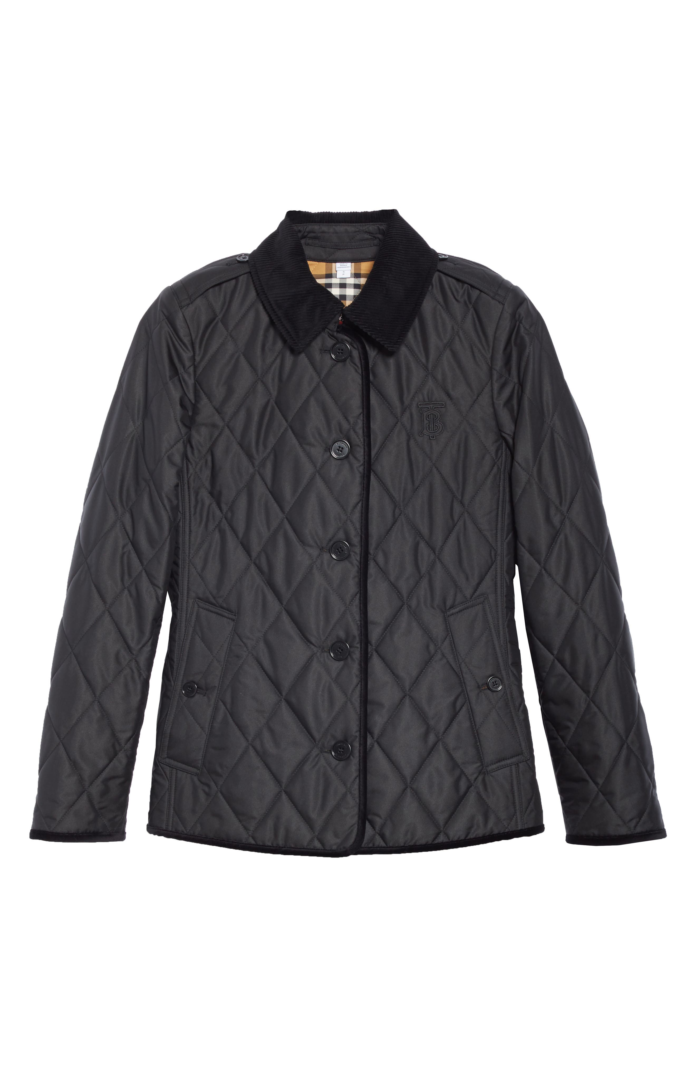 Fernhill quilted coat burberry online