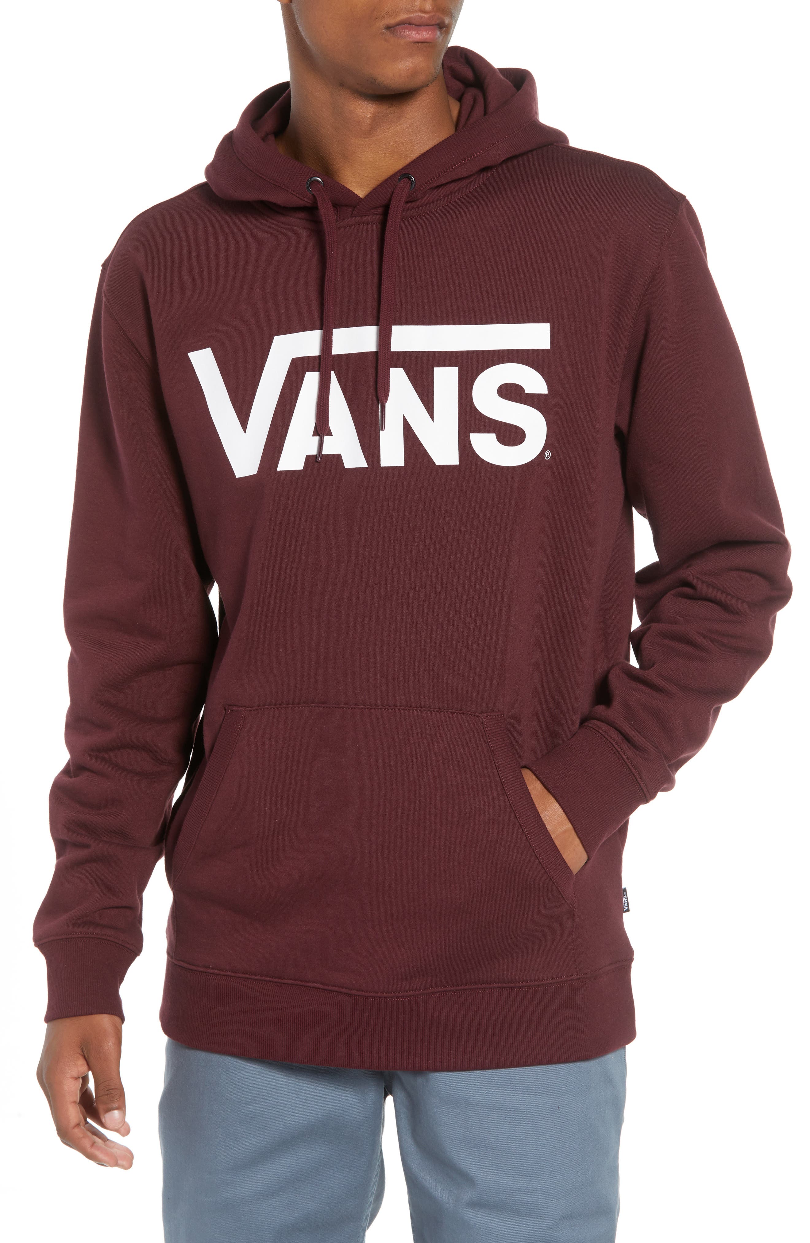 vans sweatshirt red