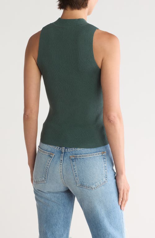 BLU PEPPER BLU PEPPER RIBBED MOCK NECK TANK 