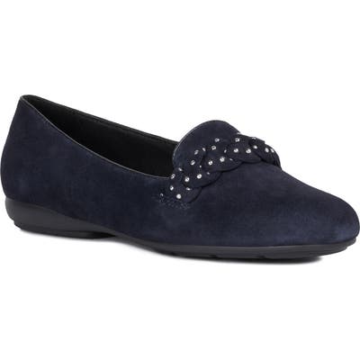 Geox Annytah Studded Loafer, Blue