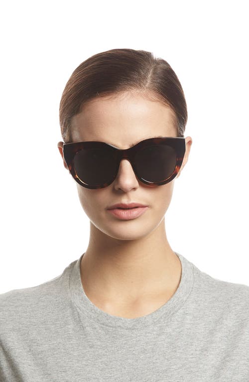Shop Le Specs Air Heart 51mm Sunglasses In Tortoise/smoke