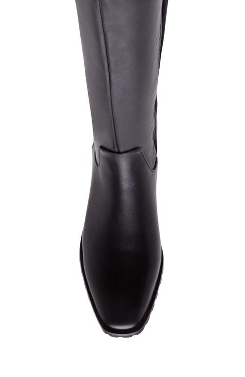 Shop Blondo Symone Waterproof Knee High Boot In Black Leather