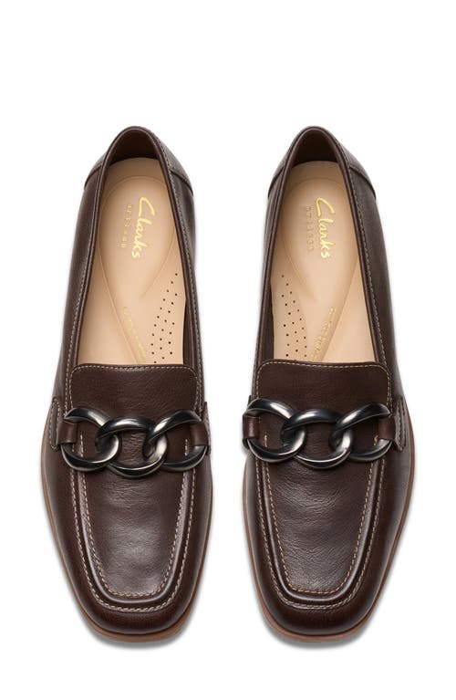 Shop Clarksr Clarks(r) Sarafyna Iris Loafer In Dark Brown Leather