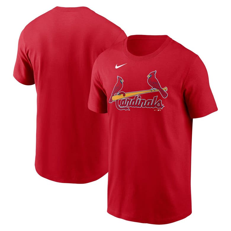 Shop Nike Red St. Louis Cardinals Fuse Wordmark T-shirt