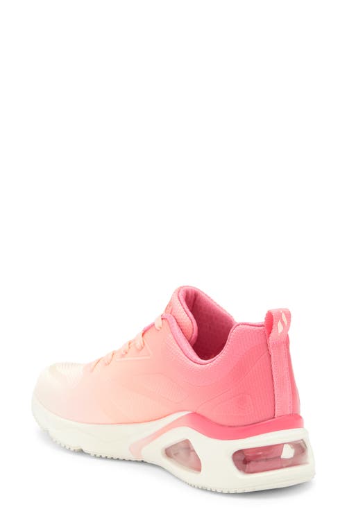 Shop Skechers Tres-air Uno-brighten Up Sneaker In Coral/multi