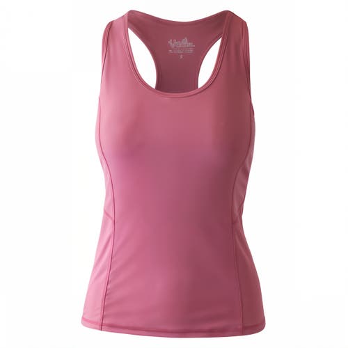 Shop Uv Skinz Racerback Swim Tank In Wild Rose