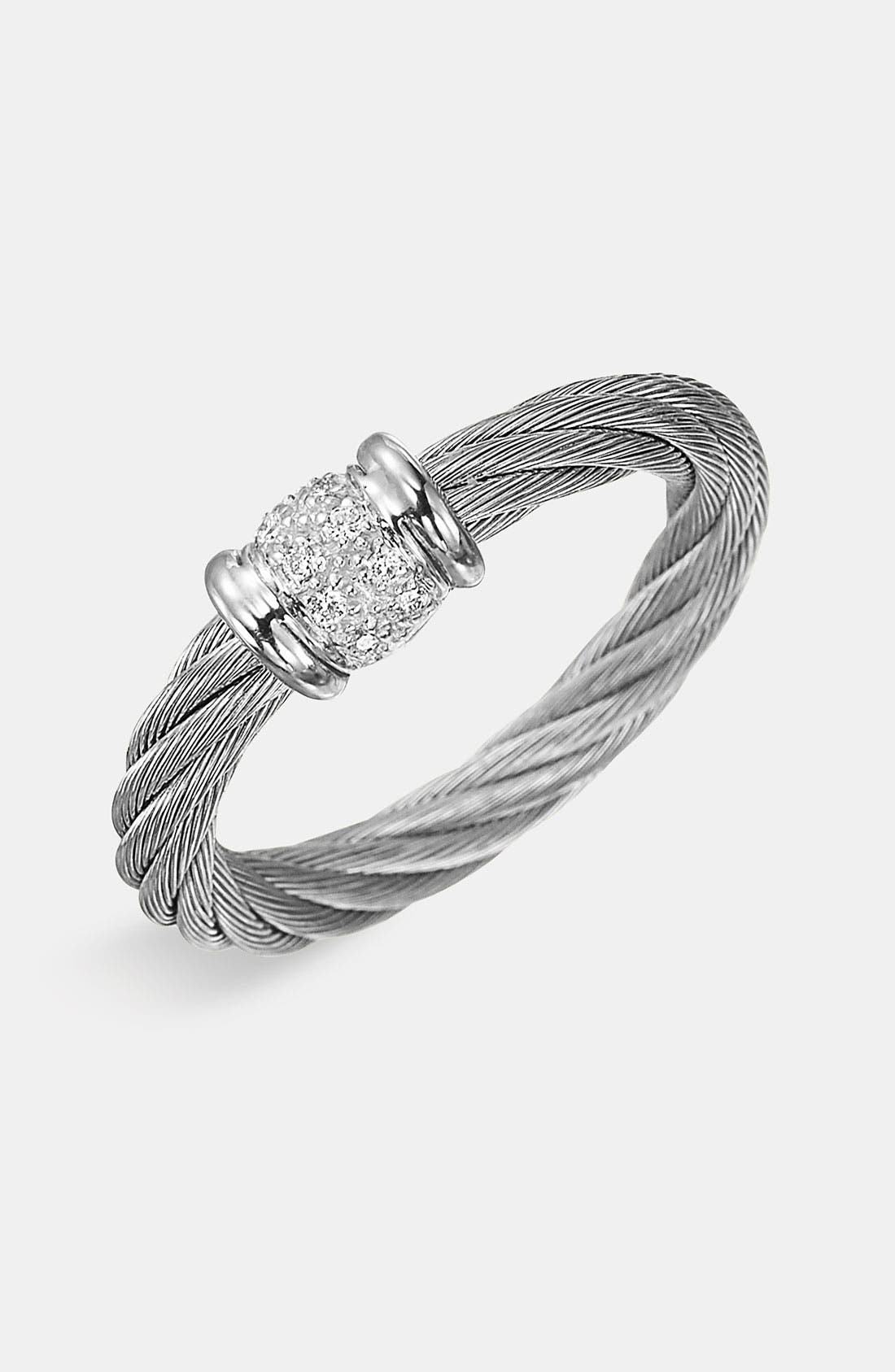 small diamond stacking ring
