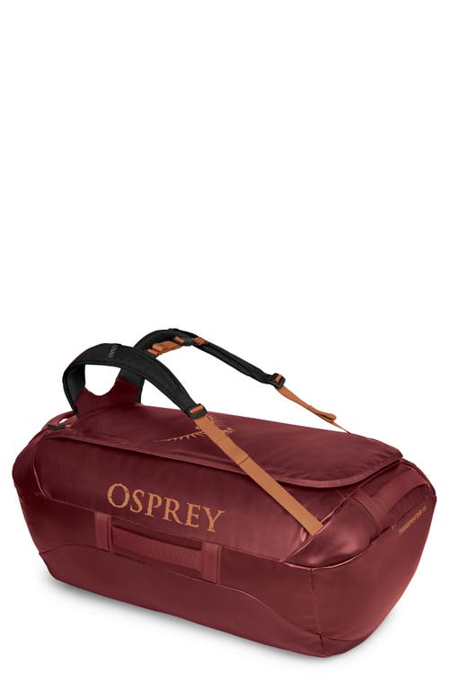 Osprey Transporter 95L Water Resistant Duffle Backpack in Red Mountain at Nordstrom