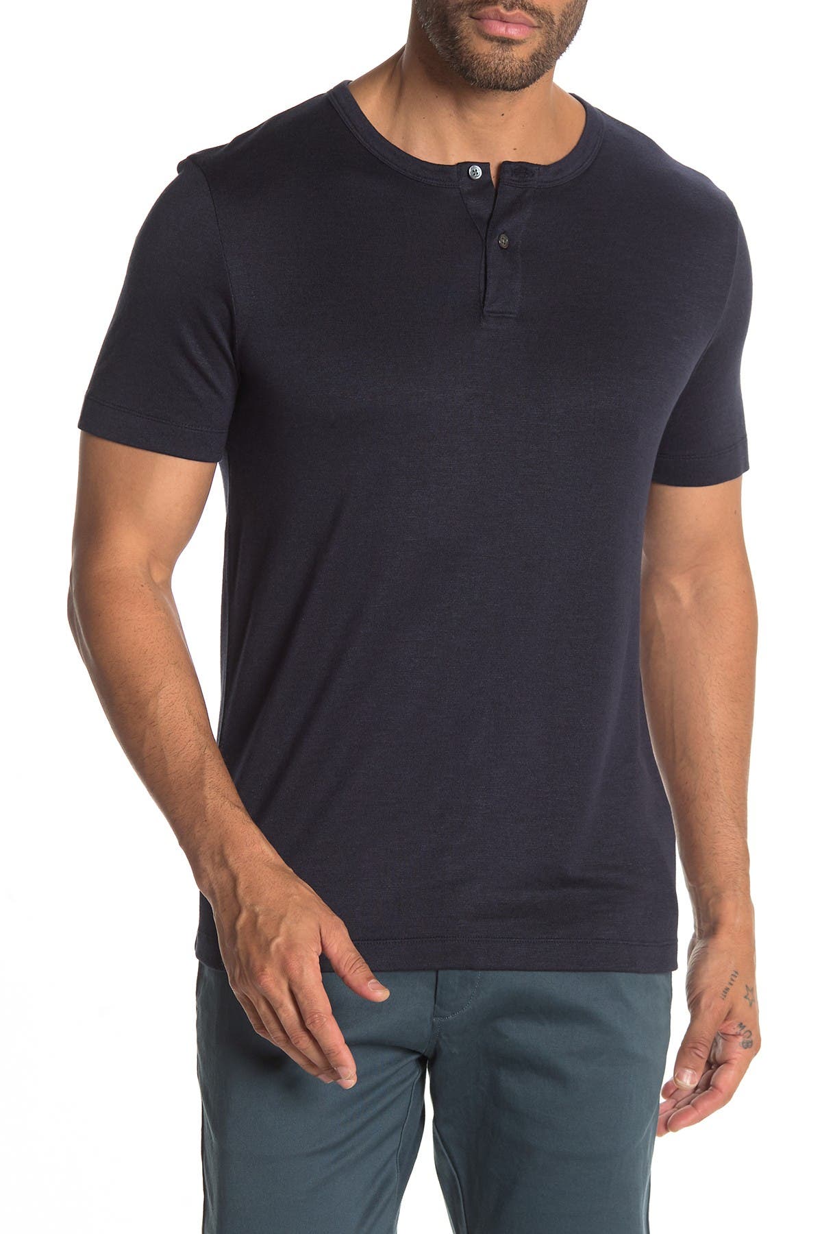 Theory | Gaskell Anemone Slim Fit Henley | Nordstrom Rack