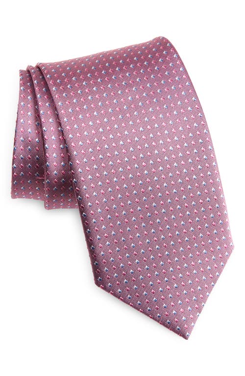 Dot Silk Tie in Pink