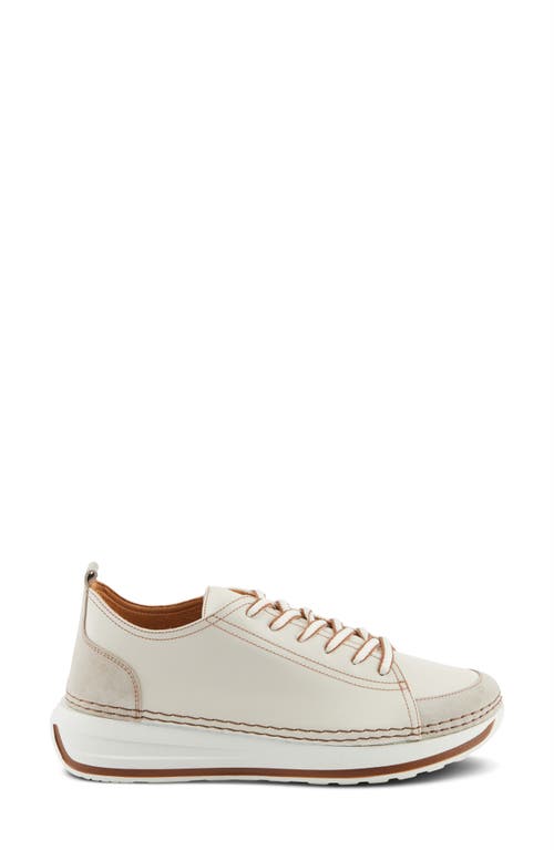 Spring Step Angolan Sneaker In Bone