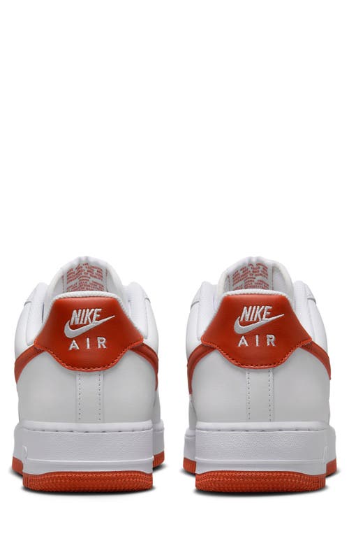 Shop Nike Air Force 1 '07 Sneaker In White/dragon Red/white