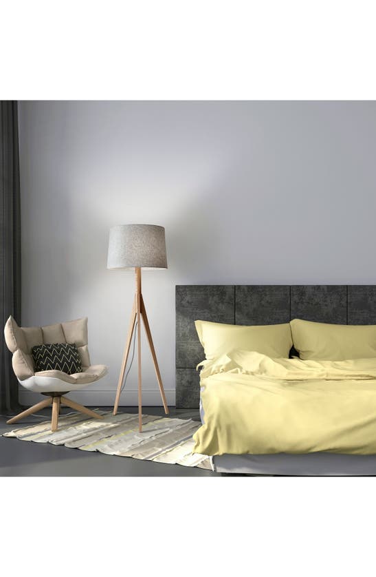 Adesso Lighting Eden Floor Lamp In Natural Ash