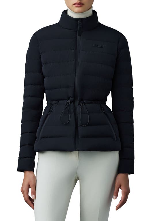 Mackage Jacey City Water Repellent Down Jacket Black at Nordstrom,
