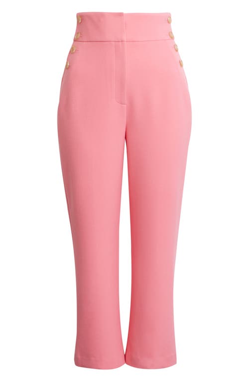 halogen(r) x Atlantic-Pacific High Waist Crop Pants in Pink Punch