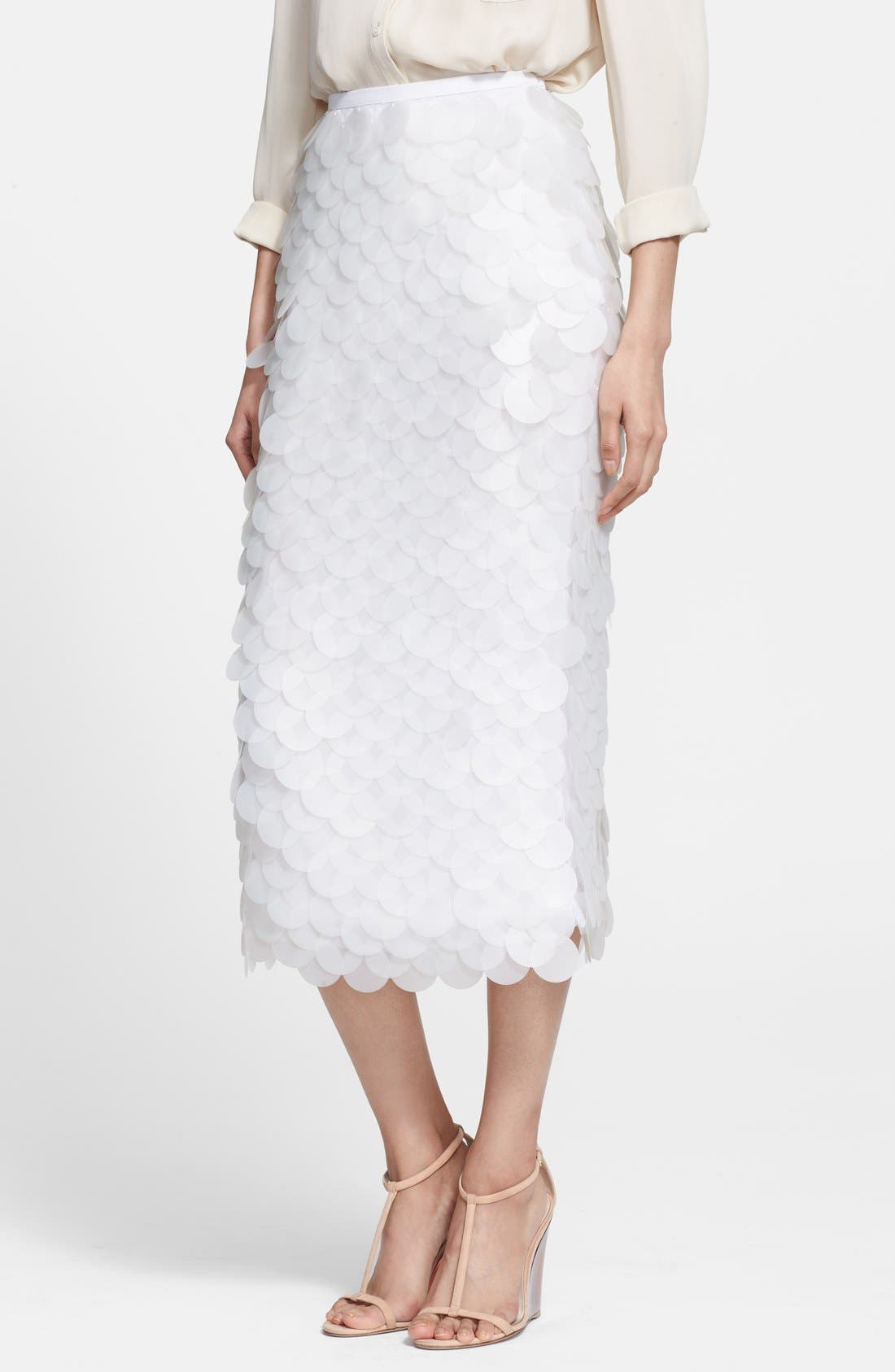 Burberry Prorsum Oversized Sequin Midi Skirt Nordstrom