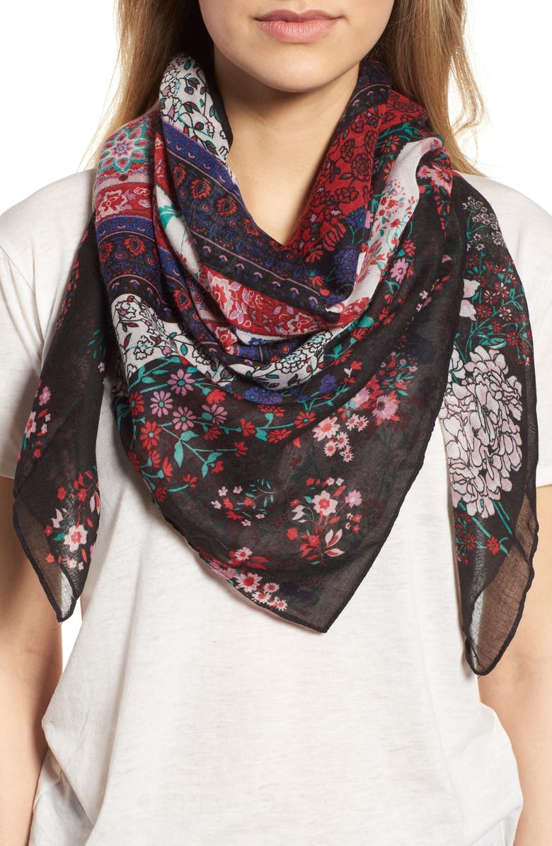 Collection XIIX Ditsy Floral Patchwork Scarf | Nordstrom