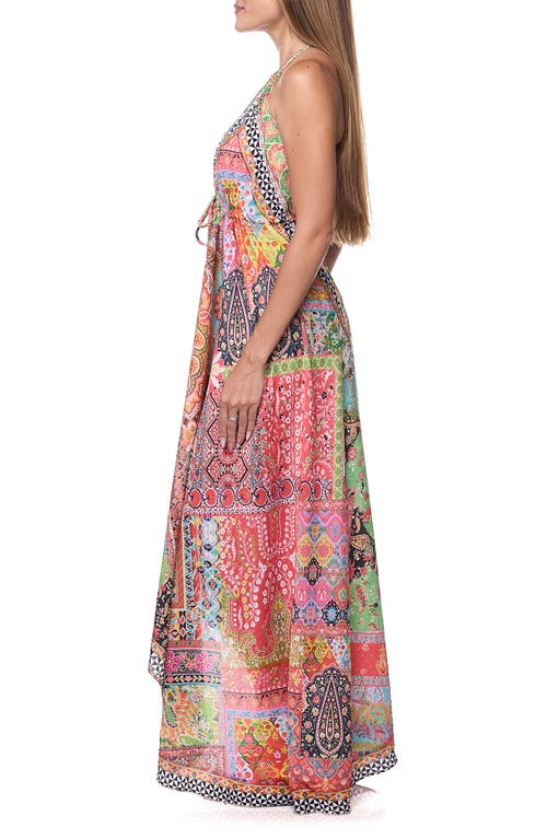 Ranee's Ranees Cover-up Halter Dress In Pink