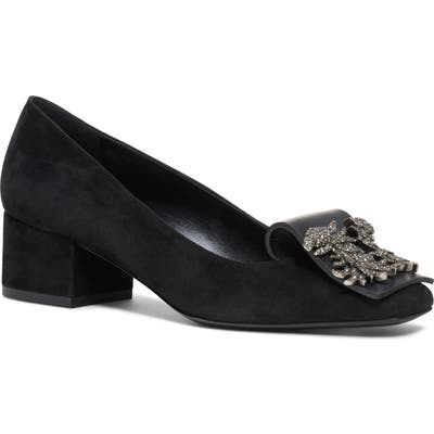 Valentino Garavani Gryphons Embellished Pump, Black