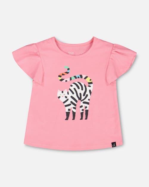 Deux Par Deux Baby Girl's Organic Cotton Jersey Top Bubble Gum Pink at Nordstrom