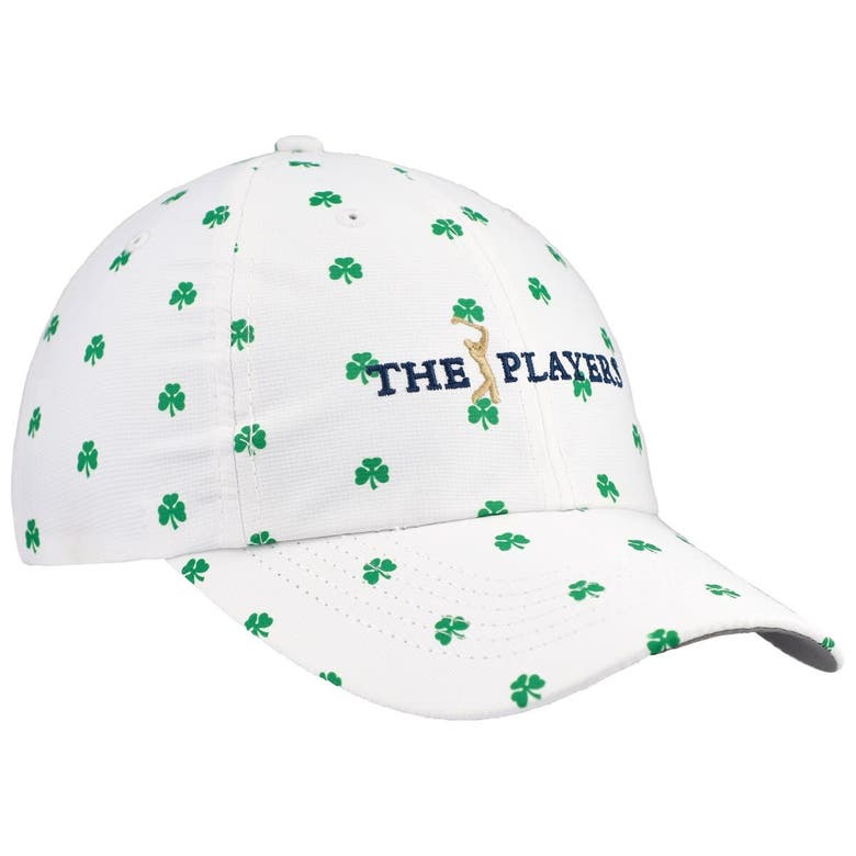 Shop Imperial White The Players Allover Shamrock Print Alter Ego Adjustable Hat