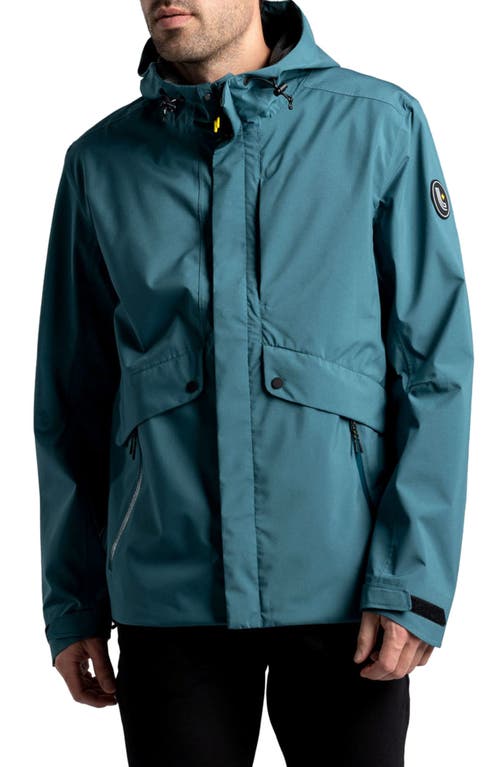 Steady Rain Waterproof Jacket in Arctic Blue