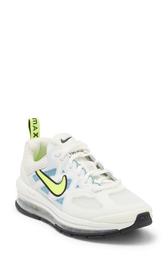 Nike Kids' Air Max Dna Shoe In Summit White/ Volt/ Cerulean