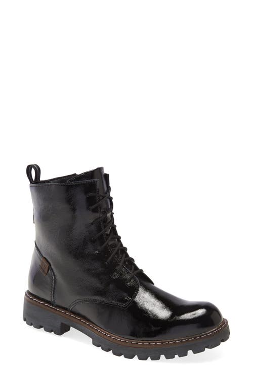 Marta 02 Boot in Black Patent Leather