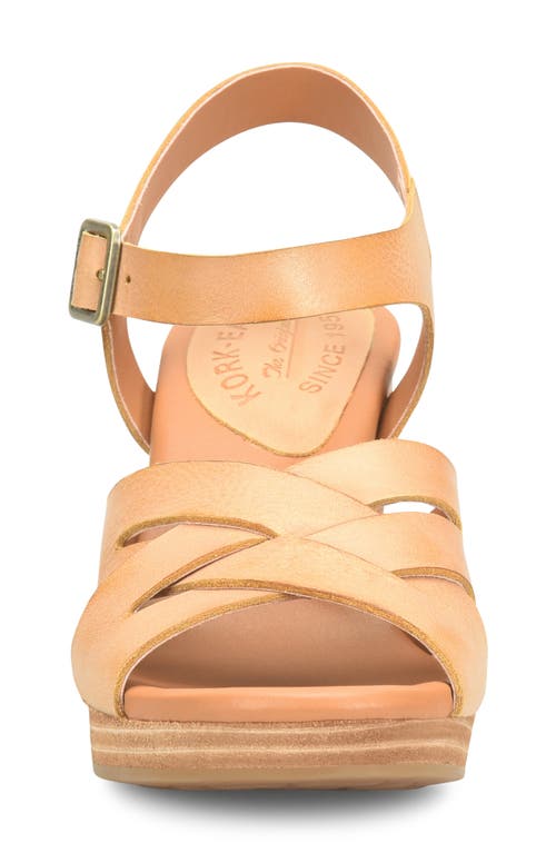 Shop Kork-ease ® Hutton Ankle Strap Platform Sandal In Yellow F/g