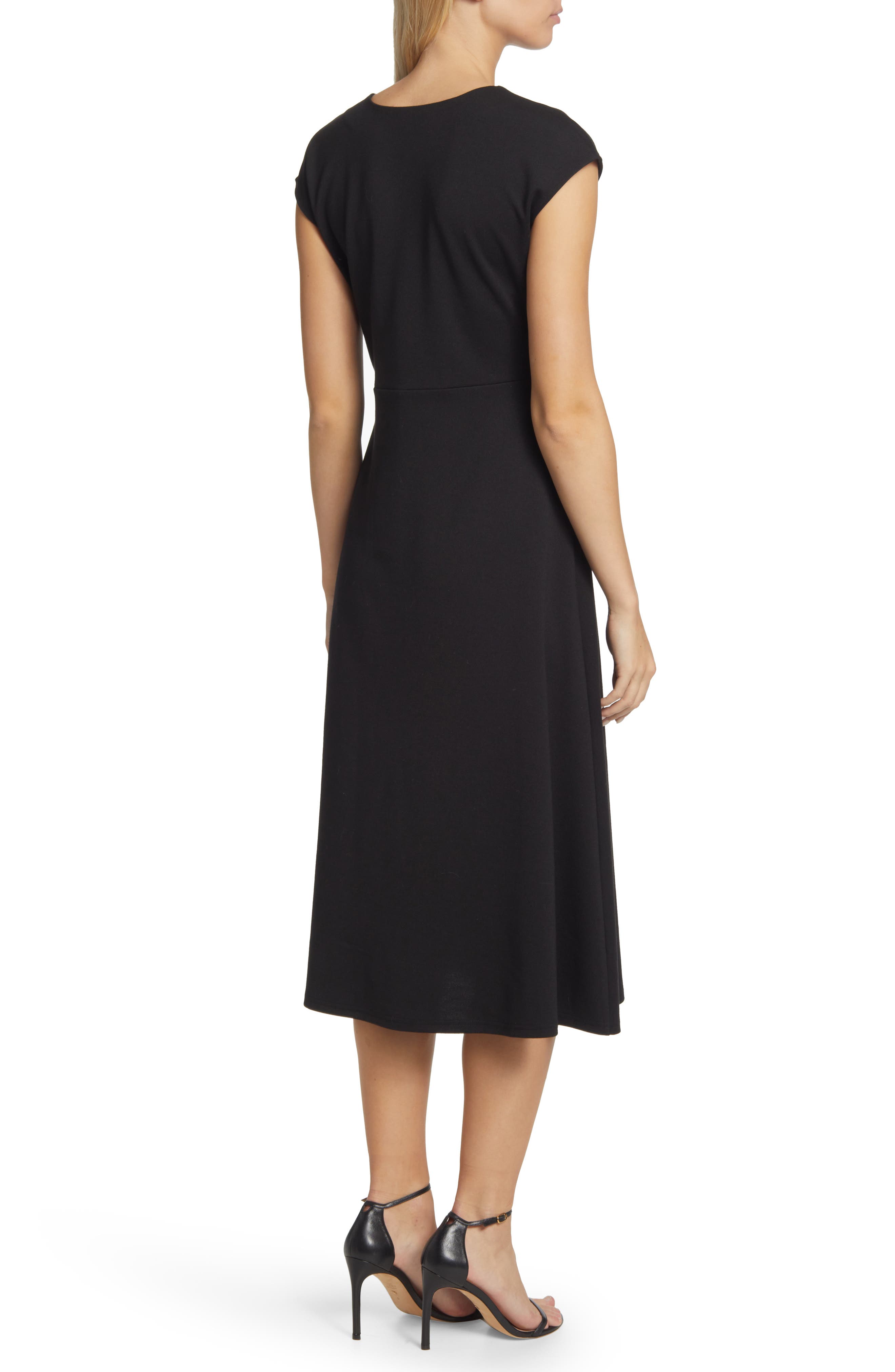 Nordstrom Cap Sleeve Front Slit Knit Dress Nordstrom