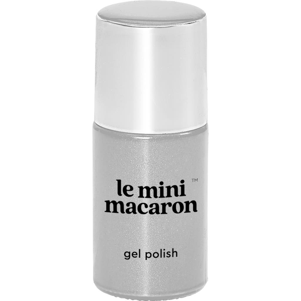 Le Mini Macaron Gel Nail Polish In Silver Glow
