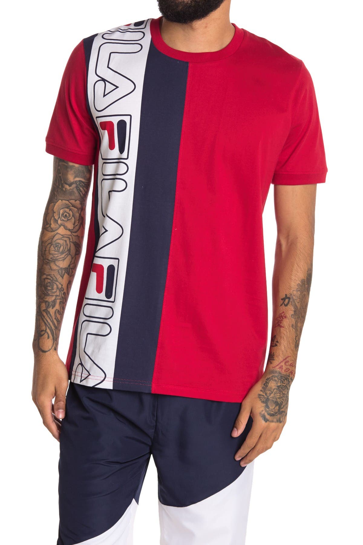 fila colorblock shirt