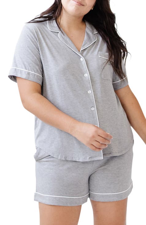 Women's Short Sleeve Bamboo Pajama Set - Cozy Earth
