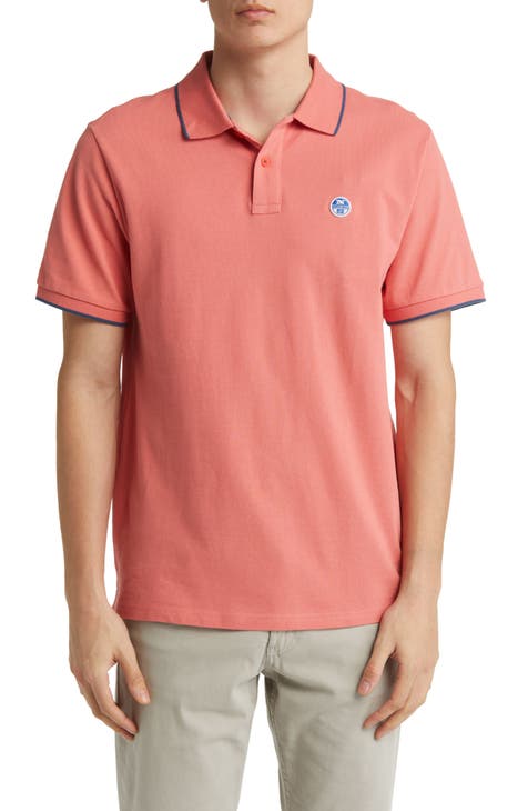 Tipped Stretch Cotton Polo