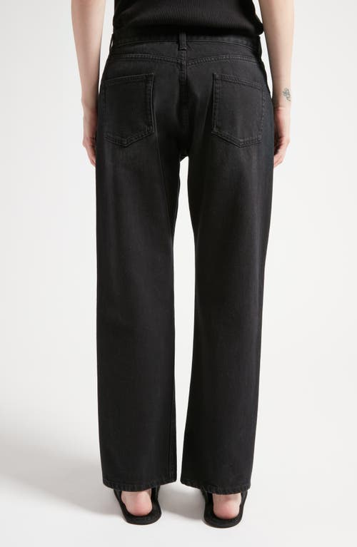 Shop The Row Ryley Straight Leg Jeans In Black