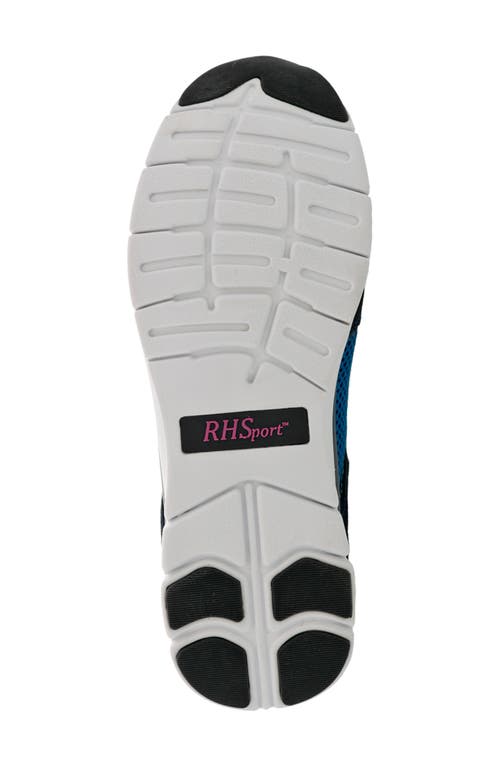 Ros Hommerson Fly Zip Sneaker In Navy Multi