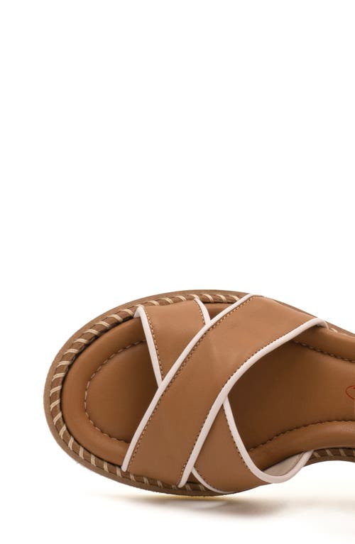 Amalfi By Rangoni Montecarlo Wedge Sandal In Carmello/milk Parma Combo
