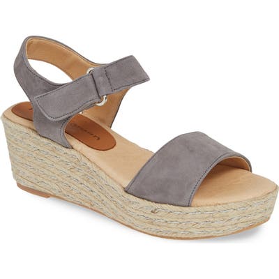 Patricia Green Corie Espadrille Wedge Sandal, Grey
