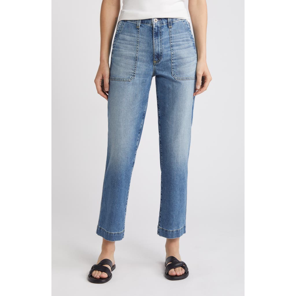 Ag Analeigh High Waist Jeans In Blue