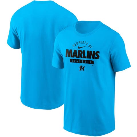 Men's Miami Marlins New Era Navy 4th of July Jersey T-Shirt