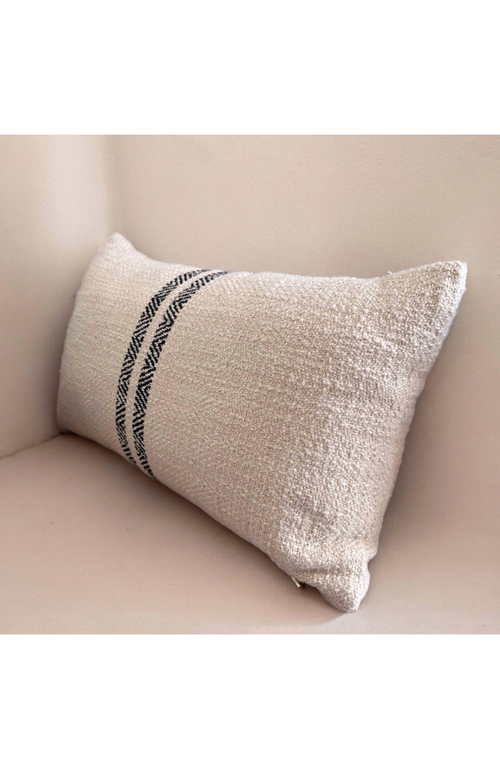 Shop Pillowpia Hugh Lumbar Pillow In Cream