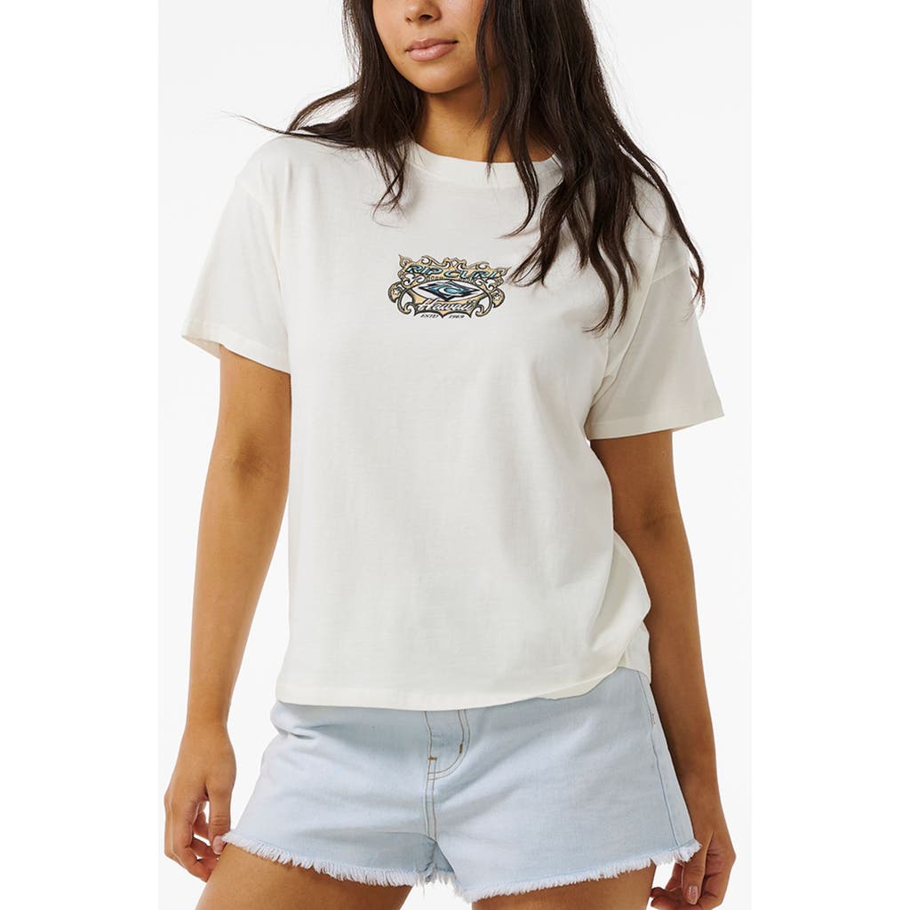 Rip Curl Vacation Relaxed Fit Graphic T-shirt In Hawaii Bone
